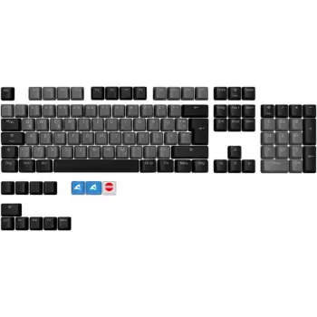 Aksesor për tastierë Sharkoon SKILLER SAC20 / DE ISO layout / 115 copë – Zezë