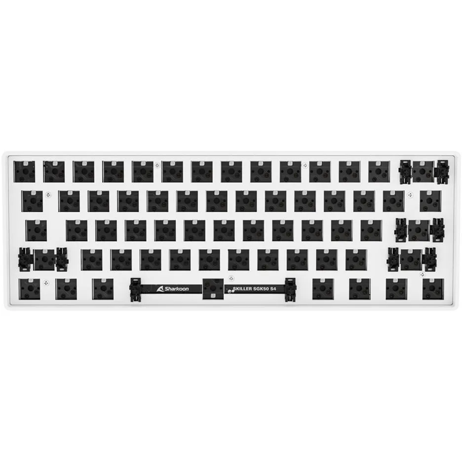Tastierë Gaming Sharkoon SGK50 S4 Barebone / ANSI layout / No keycaps – Bardhë - 1