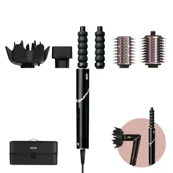 Tharëse & Stilues Flokësh 5‑në‑1 Shark HD446EU – Zezë