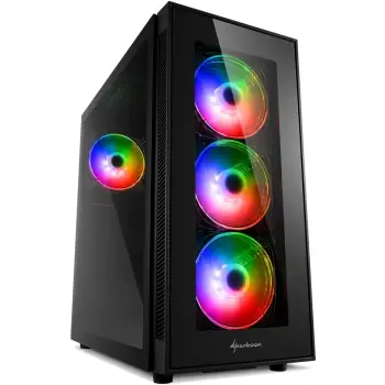 Kasë Midi Sharkoon TG5 Pro RGB