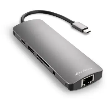 Sharkoon Adapter USB 3.0 Type‑C Combo – Gri