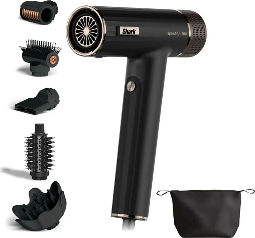 Tharëse flokësh Shark SpeedStyle Pro HD752EU, 1750W, 5 aksesorë, e zezë - 2