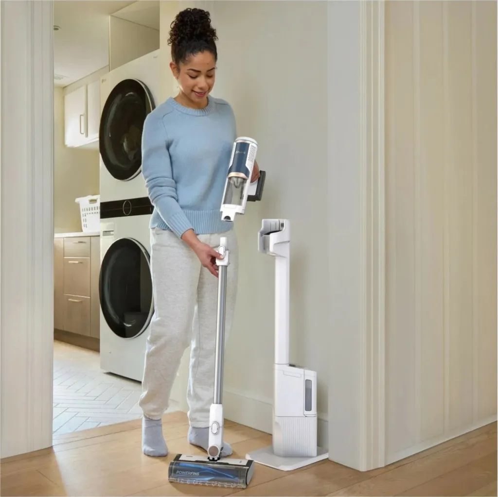 Fshesë pa kabllo Shark BU3521EU, 3 shpejtësi, kapacitet 0.42L, e bardhë - 5