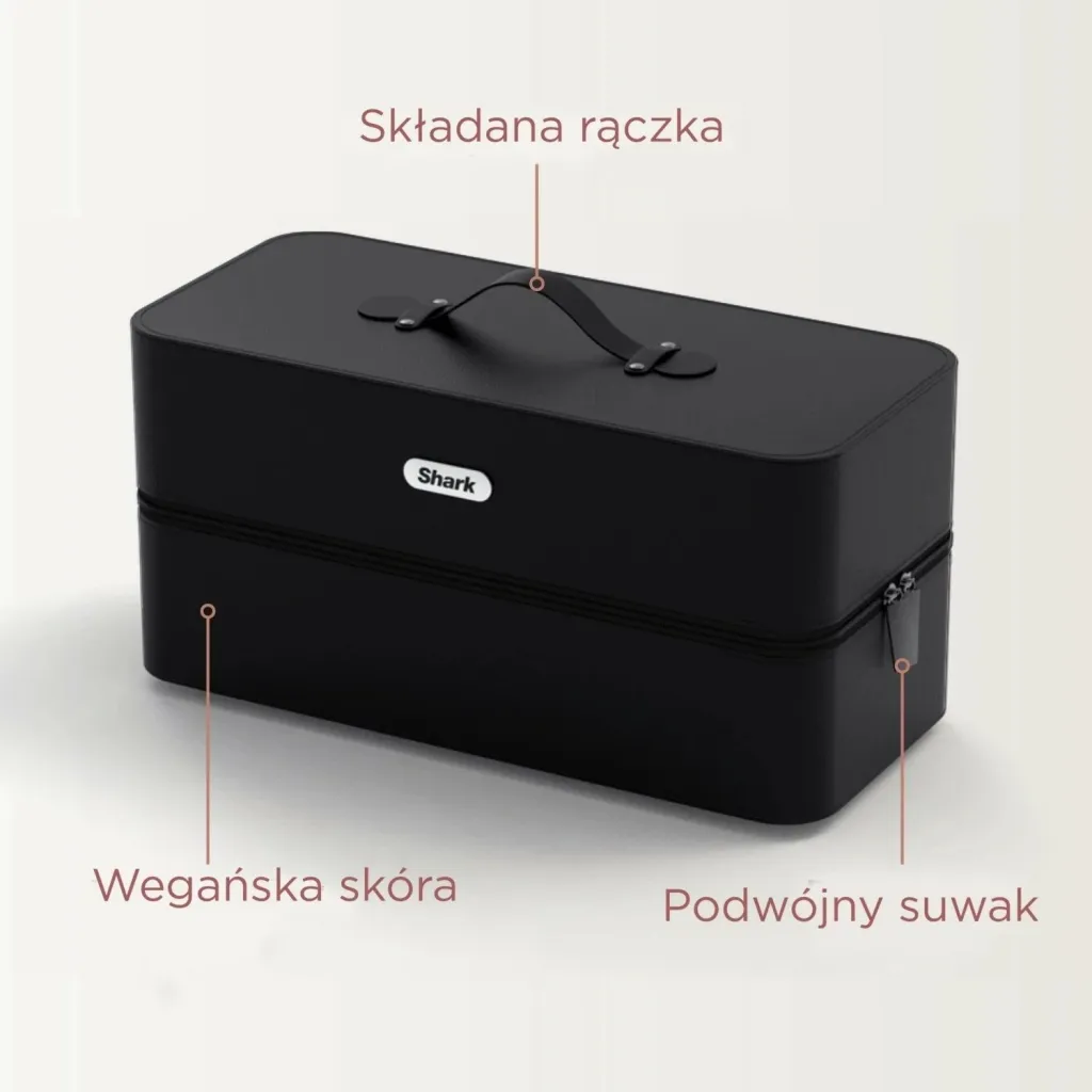 Tharëse flokësh Shark FlexStyle HD446SLEU, 1400W, 5 shtojca, bezh - 9