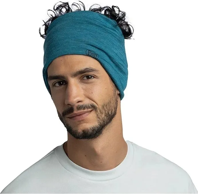 Shall multifunksional Buff Lightweight Merino Wool, për të rritur, Unisex, Blu - 4