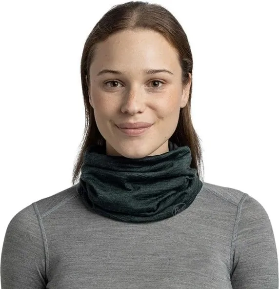 Shall multifunksional Buff Lightweight Merino Wool, i gjelbër - 1