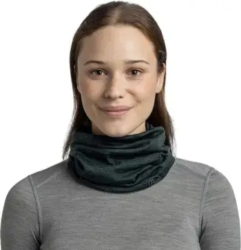 Shall multifunksional Buff Lightweight Merino Wool, i gjelbër