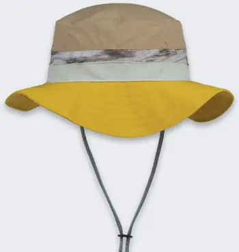 Kapelë booney BUFF Explore Booney Hat 346, për trekking, ngjyra bezhë Efis Fawn, madhësia L XL