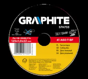 Disk prerës Graphite, 125x1.0x22.2mm