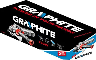 Makinë gërryese Graphite 59G063, 750 W, e argjendtë - 2