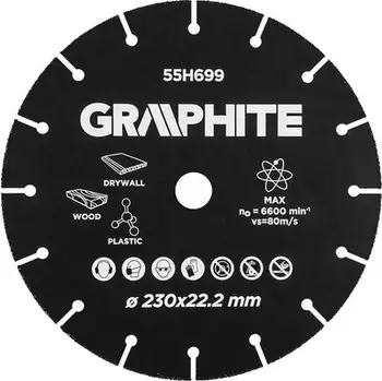 Disk prerës Graphite, 230 mm