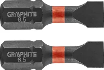 Maje për kaçavidë Graphite SL, 2 copë, 6.5x25mm, të zeza