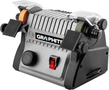 Mulli mini pa kabllo Graphite 58G095, 50mm, 3000‑9000 rpm, gri grafit