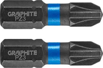 Majë kaçavide Graphite, PZ3 x 25 mm, 2 copë - 1