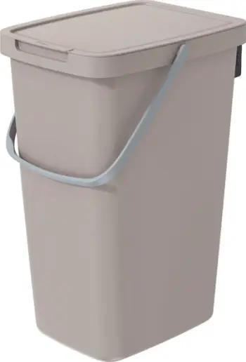 Kosh mbeturinash SYSTEMA Q Collect, 20L, plastike, kafe e çelët