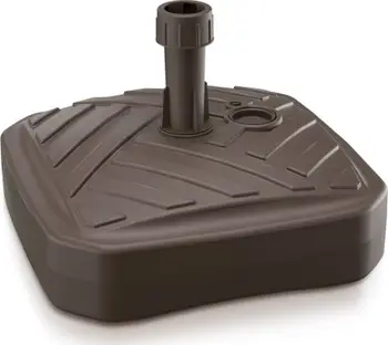 Bazë katrore për ombrellë Prosperplast, 10L, për shtyllë 24–30mm, kafe