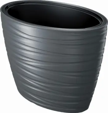 Vazo plastike Prosperplast Maze DBMZE600, me insert, antracit