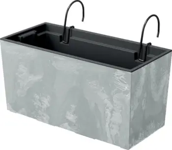 Kuti lulesh Prosperplast Urbi Case DUC400EW, me grepa, efekt beton, gri concrete
