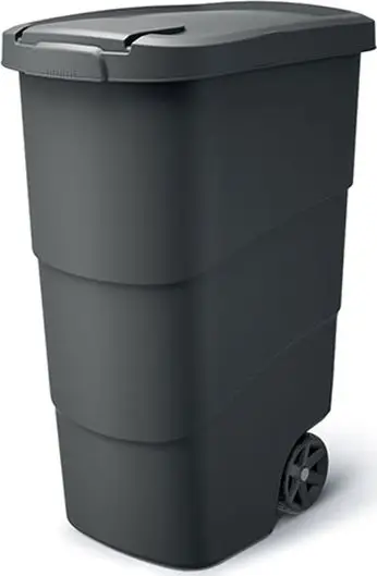 Kosh plehrash Prosperplast Wheeler NBWB90, 90L, plastikë, i zi