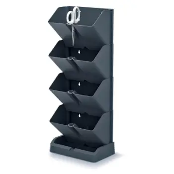 Vazo modulare Prosperplast Vertical Garden, 48 cm, plastike, antracit