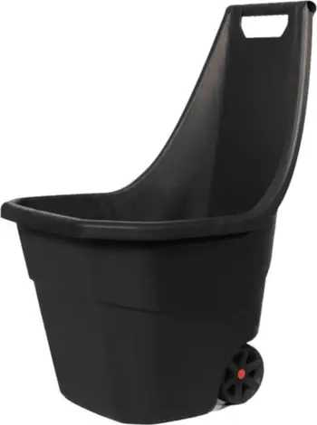 Karrocë kopshti Prosperplast IWO55C-S411, 55L, e zezë