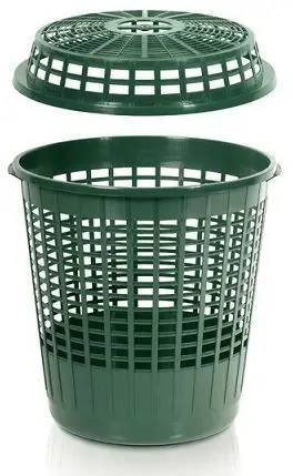 Shportë me kapak Prosperplast (PIPKOSZ-G851), 60L, e gjelbërt