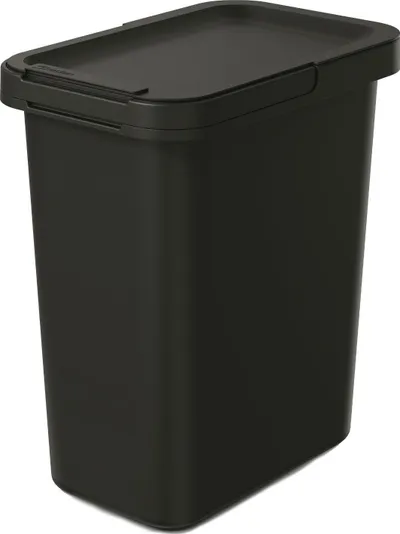 Kosh mbeturinash Prosperplast SYSTEMA, 12L, me kapak anues, i zi - 1