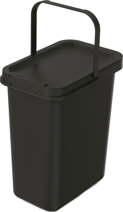 Kosh mbeturinash Prosperplast SYSTEMA, 12L, me kapak anues, i zi - 3