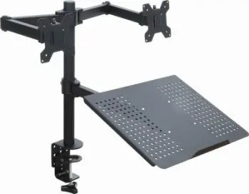 Mbajtëse tavoline për monitor Art L-25, 13-27", 2.3 kg, e zezë