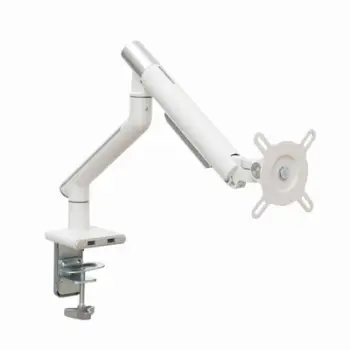 Mbajtëse monitori ART L-19GD, 17-32", 9kg, VESA 100x100, Gaz, e bardhë