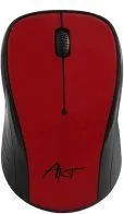 Maus Art MYART, wireless, USB, i zi dhe i kuq - 1