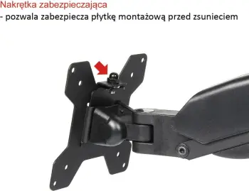 Mbajtëse muri për monitor Art L-12GW, 13" - 27", 7 kg, e zezë
