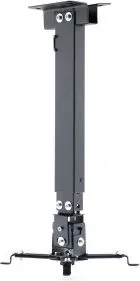 Mbajtës për projektor Art (P-108), max 10kg, i rregullushëm, i zi - 1