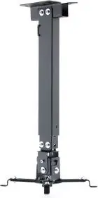 Mbajtës për projektor Art (P-108), max 10kg, i rregullushëm, i zi