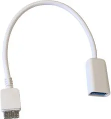 Kabllo USB Art USB-A - microUSB, e bardhë - 1