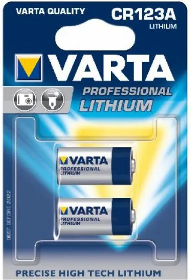 Bateri VARTA Professional Lithium CR123, 2 copë - 1