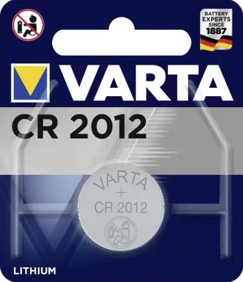 Bateri Varta CR2012, 70 mAh, 3V