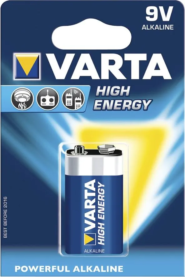 Bateri Varta High Energy 9V, 1 copë - 1