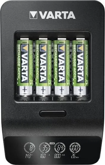 Mbushës baterish Varta LCD Smart-Plus (57684101441) - 1