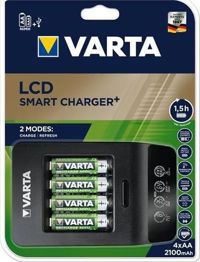 Mbushës baterish Varta LCD Smart-Plus (57684101441) - 2