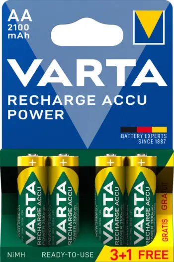 Bateri të rikarikueshme VARTA Power AA 2100 mAh, 4 copë