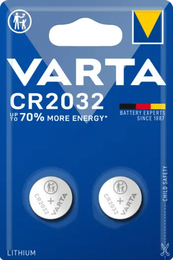 Bateri VARTA CR2032, 2 copa