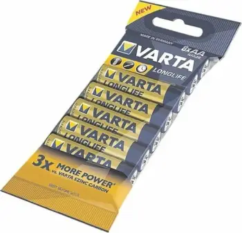 Bateri VARTA LongLife AA / R6, 8 copë