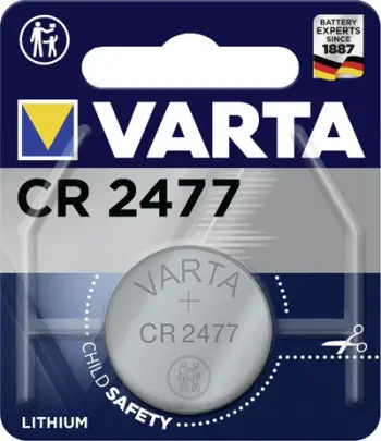 Bateri Varta CR2477 3V, 650mAh