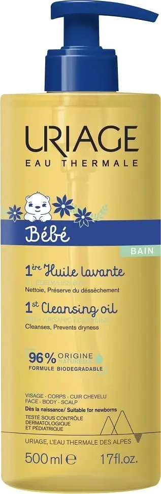 Vaj pastrues për lëkurë Uriage Bébé (1st Cleansing Oil) kUR178, 500 ml