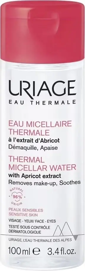Ujë micelar URIAGE Thermal Micellar Water me ekstrakt kajsie për femra 100ml