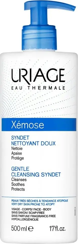 Xhel-krem pastrues për trup URIAGE Xemose Gentle Cleansing Syndet unisex 500ml
