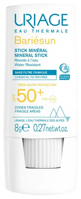 Shkop mbrojtës mineral për lëkurë Uriage SPF 50+ Bariesun, 8 g
