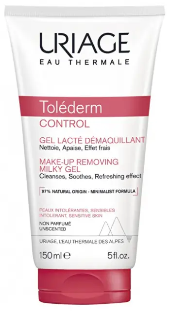 Xhel pastrues për lëkurë të ndjeshme dhe intolerante Uriage Tolederm Control, 150 ml