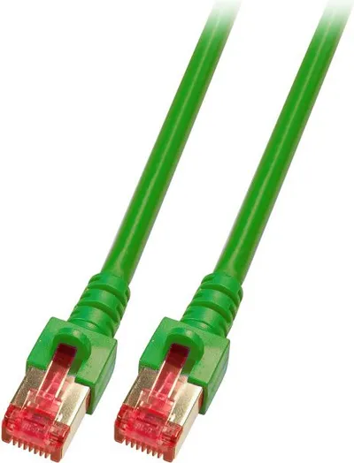Kabllo patchcord EFB Cat.6, S/FTP, PIMF, 7.5m, e gjelbër - 1